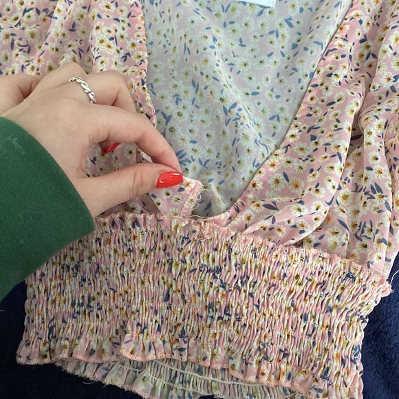 Princess Polly Pink Floral Crop Top - Picture 4 of 4